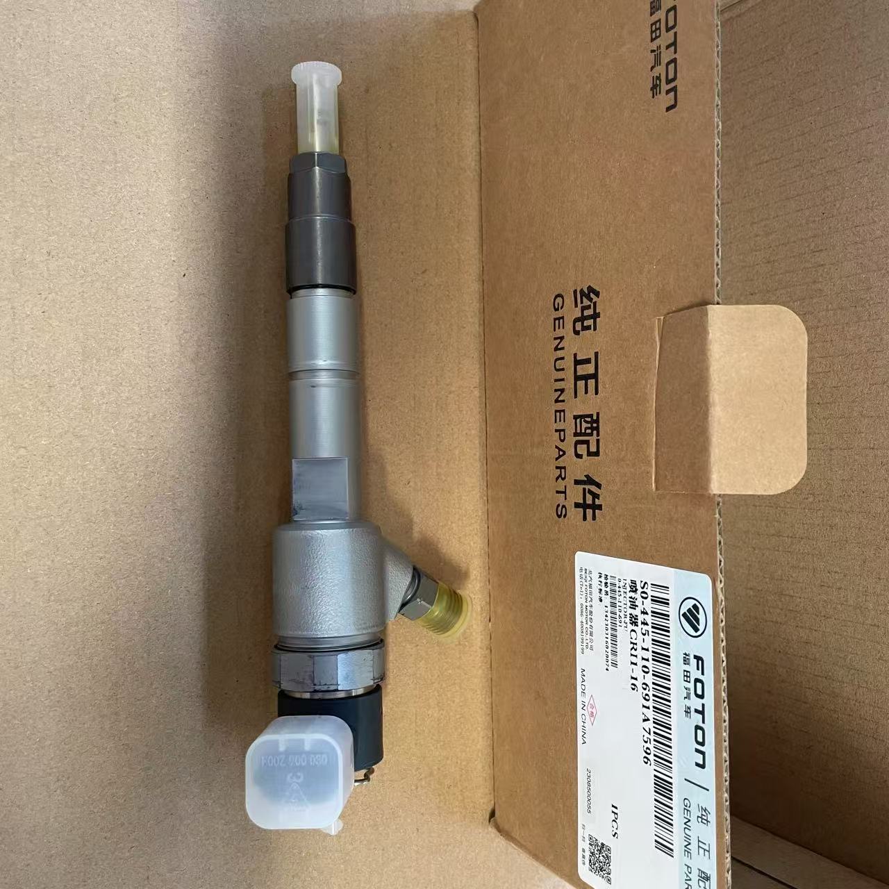 Original Foton 100% New Common Rail Injector Diesel Fuel Injector 0445110690 0445110691 for Cummins ISF 2.8 3.8